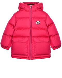 Красная куртка с накладными карманами детская Gucci