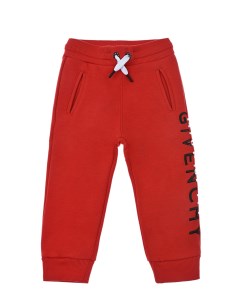Красные спортивные брюки детские Givenchy