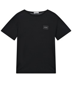 Базовая черная футболка детская Dolce&gabbana