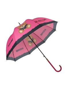 Зонт трость цвета фуксии детский Moschino