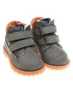 Серые ботинки на липучках детские Walkey