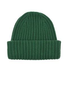 Зеленая шапка из смесовой шерсти детская Chobi