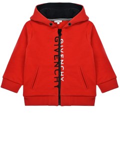 Красная спортивная куртка с капюшоном детская Givenchy