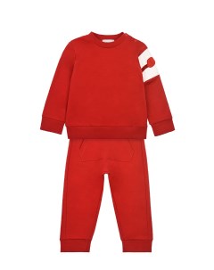 Красный спортивный костюм детский Moncler