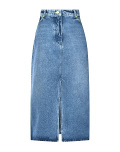 Голубая джинсовая юбка Msgm