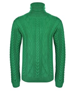 Зеленый свитер из шерсти детский Arc-en-ciel