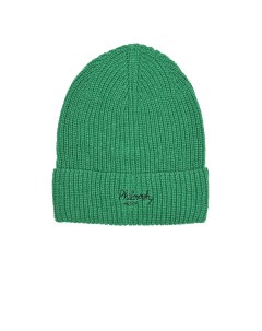 Зеленая шапка с лого в тон детская Philosophy