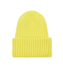 Желтая базовая шапка детская Catya