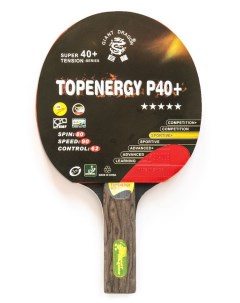 Теннисная ракетка Dragon Topenergy 5 Star New прямая 51 625 03 3 Weekend