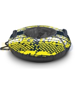 Надувная ватрушка тюбинг 95см sport лимонный с автокамерой ТБ2К 95 3 Nika