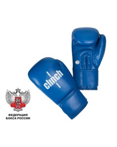 Боксерские перчатки Olimp синие C111 10 oz Clinch