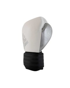 Боксерские перчатки Hybrid 200 бело черно серебристые adiH200 12 oz Adidas