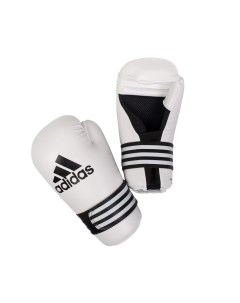 Перчатки полуконтакт Semi Contact Gloves белые adiBFC01 Adidas