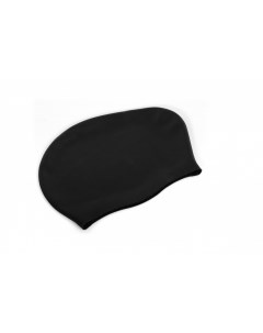 Шапочка для плавания силиконовая для длинных волос SF 0364 черный Bradex