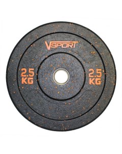 Диск бамперный черный 2 5 кг FTX 1037 2 5 V-sport