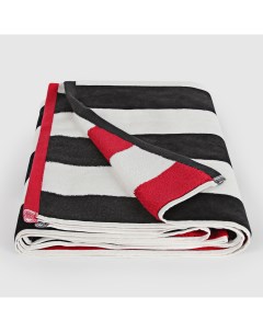 Пляжное полотенце Efes белое с красным и чёрным 86х173 см Maisonette