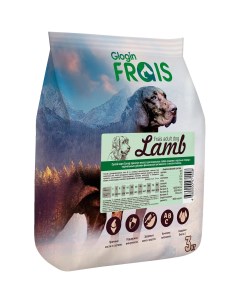 Корм для собак Adult Dog Lamb для средних и крупных пород с ягненком 3 кг Frais