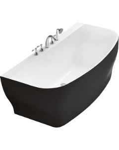 Акриловая ванна 165х78 черная BB74 NERO W0 Belbagno