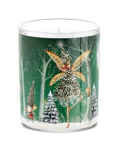 Свеча ароматическая в стекле Новогодняя коллекция Фея Рождества Bago home