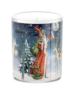 Свеча ароматическая в стекле Новогодняя коллекция Новогоднее настроение Bago home