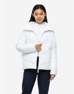 Молочная утепленная куртка oversize Gloria jeans