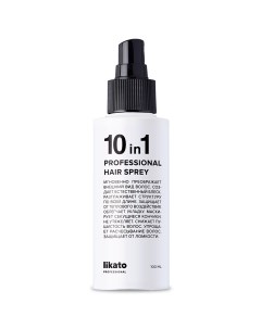 Профессиональный спрей для мгновенного восстановления волос 10 в 1 100 мл Hair Likato