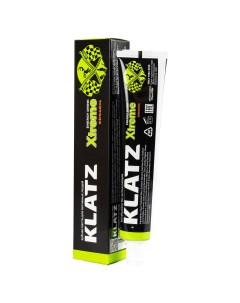 Зубная паста для активных людей Женьшень 75 мл Xtreme Energy Drink Klatz