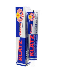 Зубная паста для активных людей Гуарана 75 мл Xtreme Energy Drink Klatz