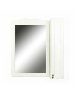Зеркальный шкаф Классик F7 85ZS3 со светильником белый Orange