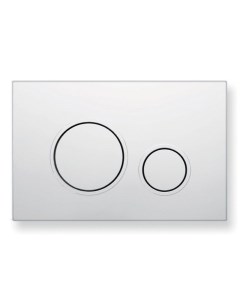 Кнопка смыва Twin White к инсталляции Alcora ST1201 белая Koller pool