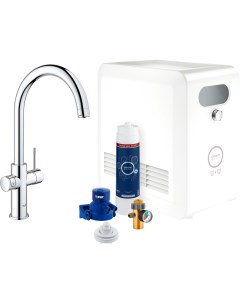 Смеситель для кухни Blue Professional 31607002 с фильтром с системой охлаждения и газирования воды х Grohe