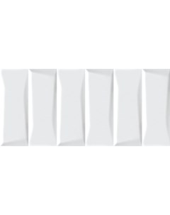 Плитка настенная Evolution кирпичи белый рельеф 20x44 кв м Cersanit
