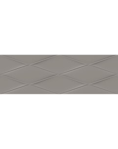 Плитка настенная Vegas серый рельеф 25x75 кв м Cersanit