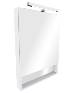 Зеркальный шкаф Gap 70 см белый глянец ZRU9302886 Roca