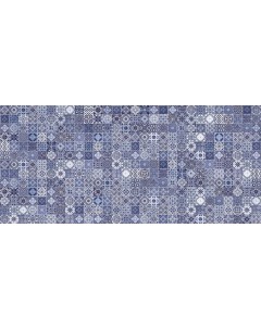 Плитка настенная Hammam голубой рельеф 20x44 кв м Cersanit