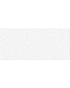 Плитка настенная Pudra мозаика белый рельеф 20x44 кв м Cersanit