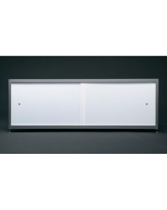 Экран под ванну 2 дверцы белый глянец композит 1700 2000 мм высота до 650 мм белый серый черный проф A-screen