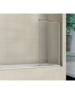 Шторка Screens SC 40 для ванны 1000х1500 профиль хром стекло прозрачное Rgw