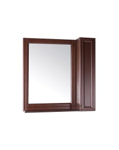Зеркало шкаф Берта 10122 85 см цвет антикварный орех Asb-woodline