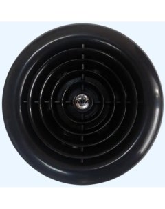 Вентилятор MM 100 круглый 60 м3 ч с обратным клапаном черный сверхтонкий Mmotors