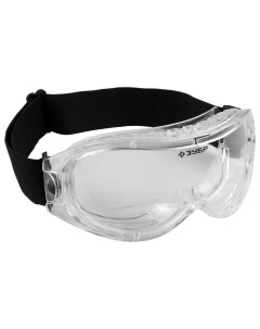 Панорамные прозрачные защитные очки Профи 7 110235 химическистойкая ацетатная линза закрытого типа с Зубр