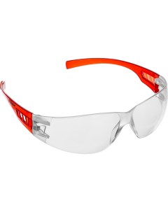 Облегчённые прозрачные защитные очки Мастер 110325_z01 широкая монолинза открытого типа Облегчённые  Зубр