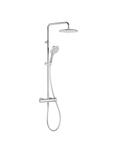 Душевая система Freshline Dual Shower System 6709205 00 с термостатом хром Kludi
