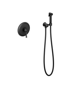 Гигиенический душ Arisa 5309 03SM со смесителем встраиваемый черный Timo
