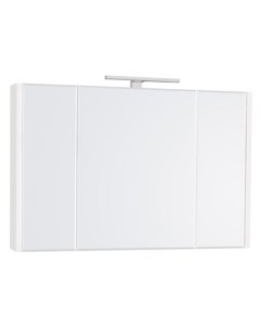 Зеркальный шкаф Etna 857305806 100см цвет белый глянец Roca