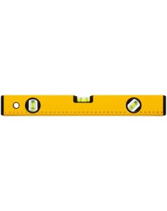 Уровень Стайл Профи 18204 3 глазка желтый усиленный корпус фрезер рабочая грань шкала 400 мм Фит