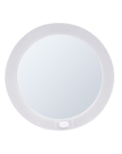 Зеркало косметическое на присосках Mulan О3003201 5х увелич LED белый Ridder
