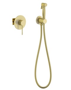 Гигиенический душ Saona 2389 17SM со смесителем встроенный золото матовое Timo
