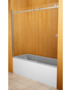 Шторка для ванны Gold AX 10518 6 1800х1500 прозрачное стекло 6мм профиль хром Avek