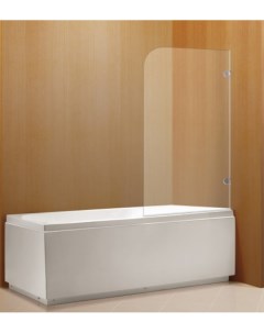 Шторка для ванны Fort D3 10400 500х1400 неподвижная прозрачное стекло 6мм профиль хром Avek